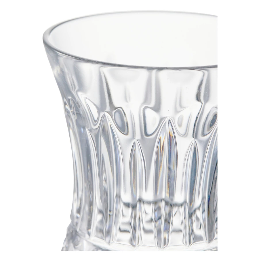 Набор армудов с блюдцами Decor de Table Париж 100 мл, 6 шт, хрусталь, прозрачный