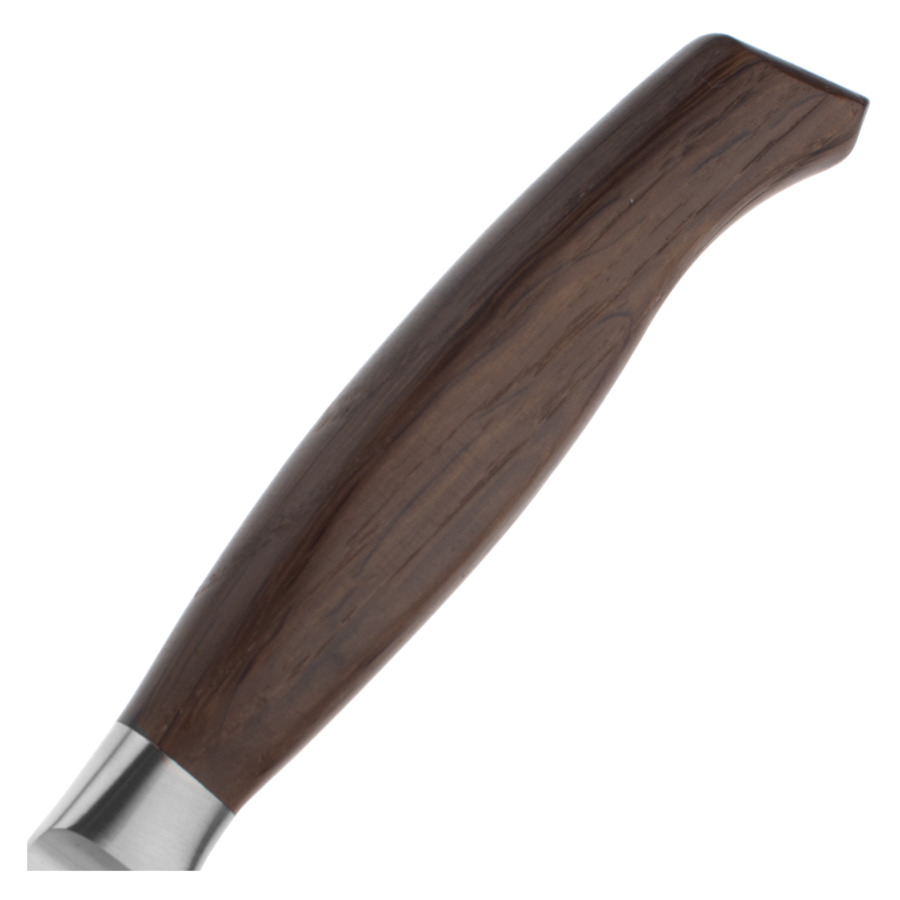 Нож поварской Шеф Berger Cutlery Ergo Line Smoked Oak 16 см, кованая сталь, рукоять из копченого дуб