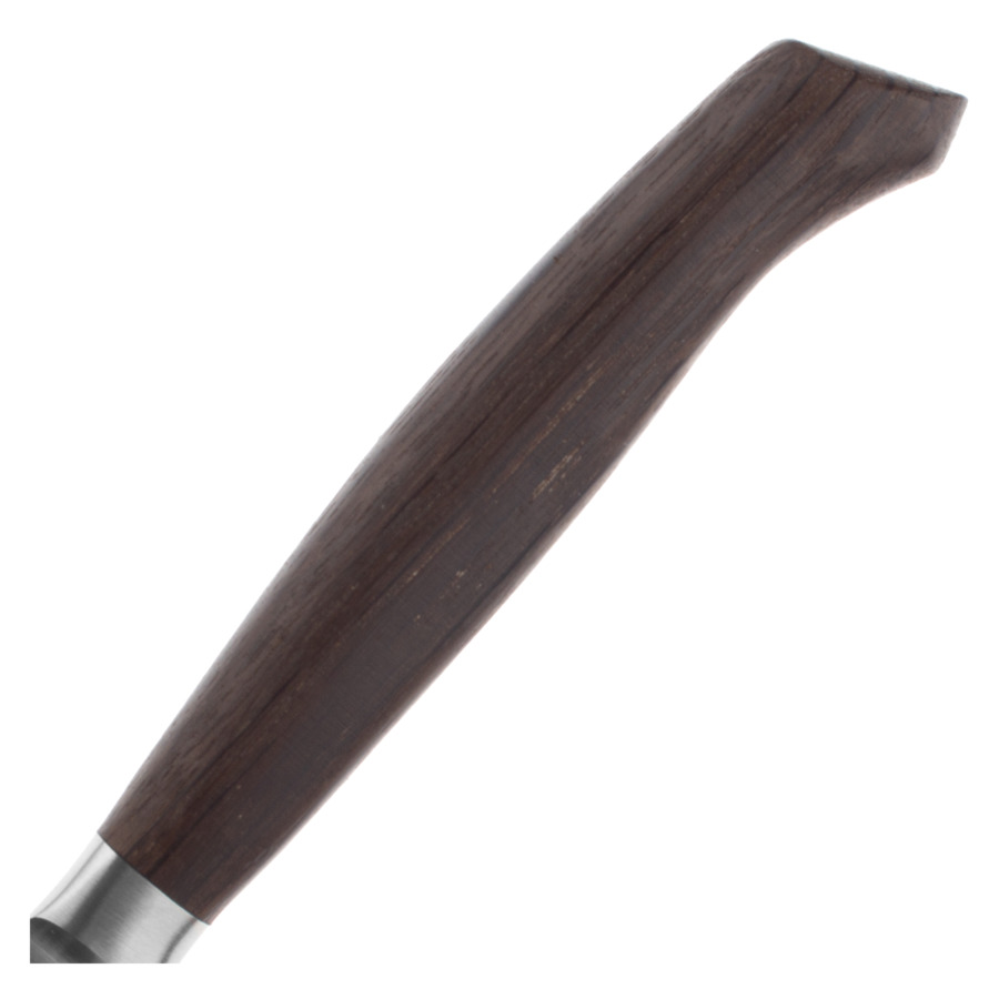 Нож для чистки и нарезки Berger Cutlery Ergo Line Smoked Oak 9 см, кованая сталь, рукоять из копчено