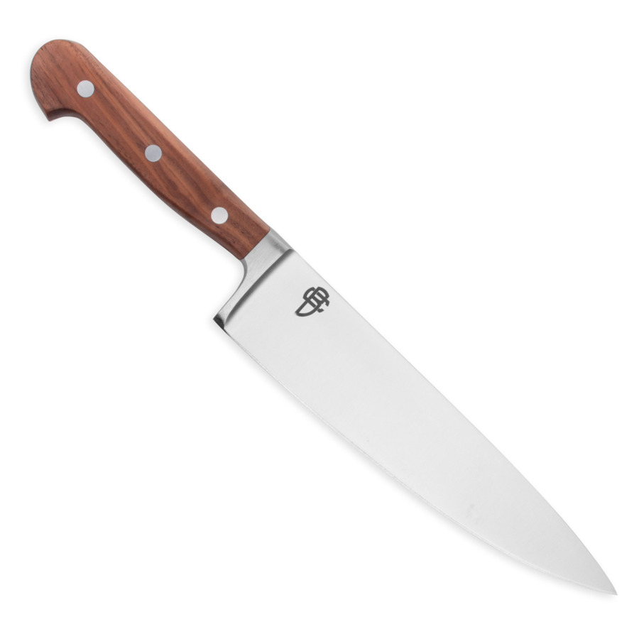 Нож поварской Шеф Berger Cutlery Classic Walnut 21 см, кованая сталь, рукоять из ореха