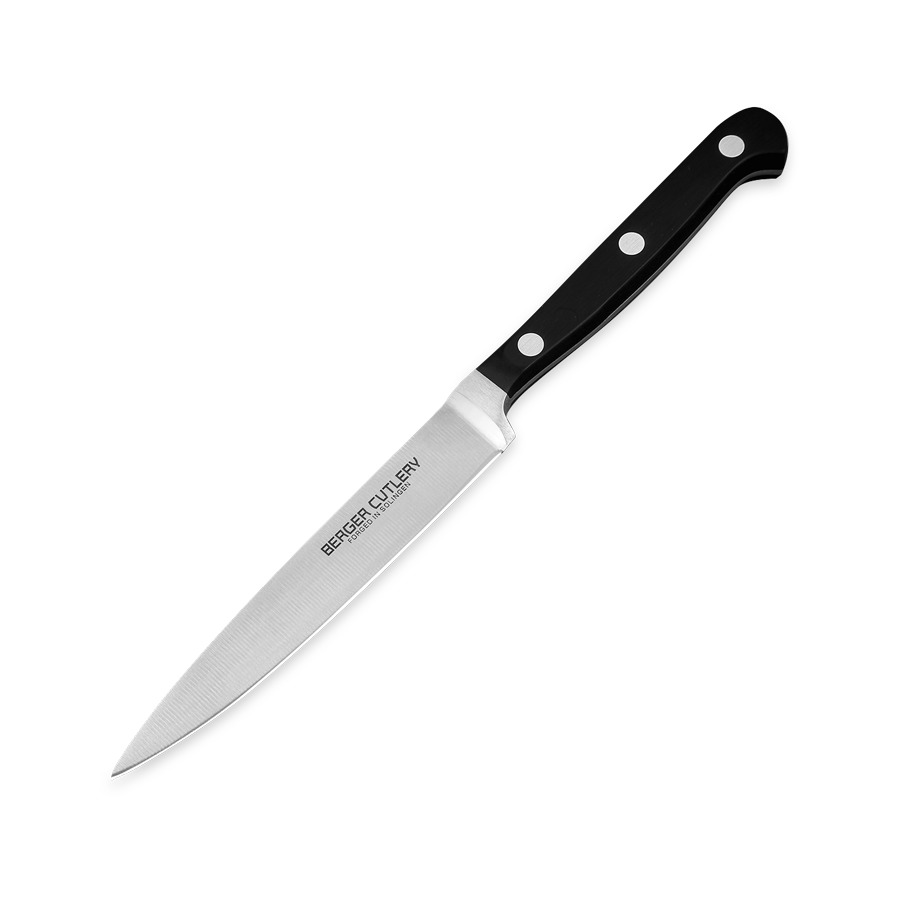 Нож для чистки и нарезки Berger Cutlery Classic Pro 12 см, кованая сталь, рукоять из ацетальной смол