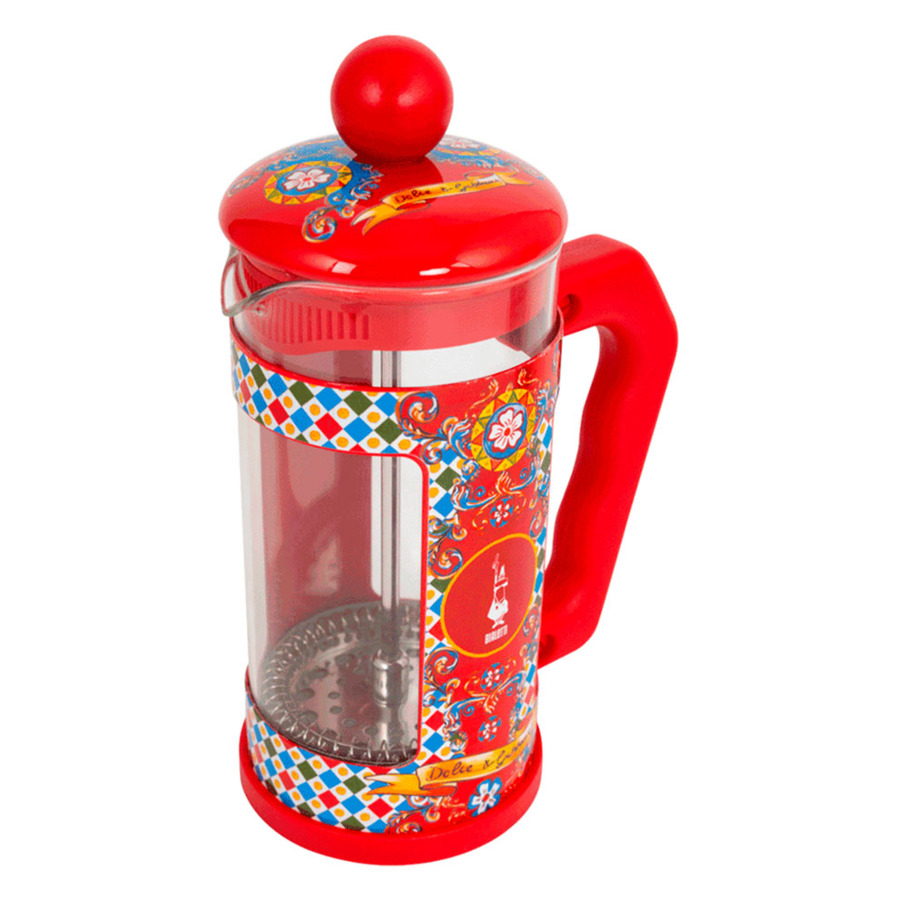 Френч-Пресс Bialetti Dolce&Gabbana 1 л, сталь, красная