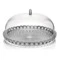 Блюдо сервировочное с крышкой Guzzini Tiffany 30 см, акрил, серое