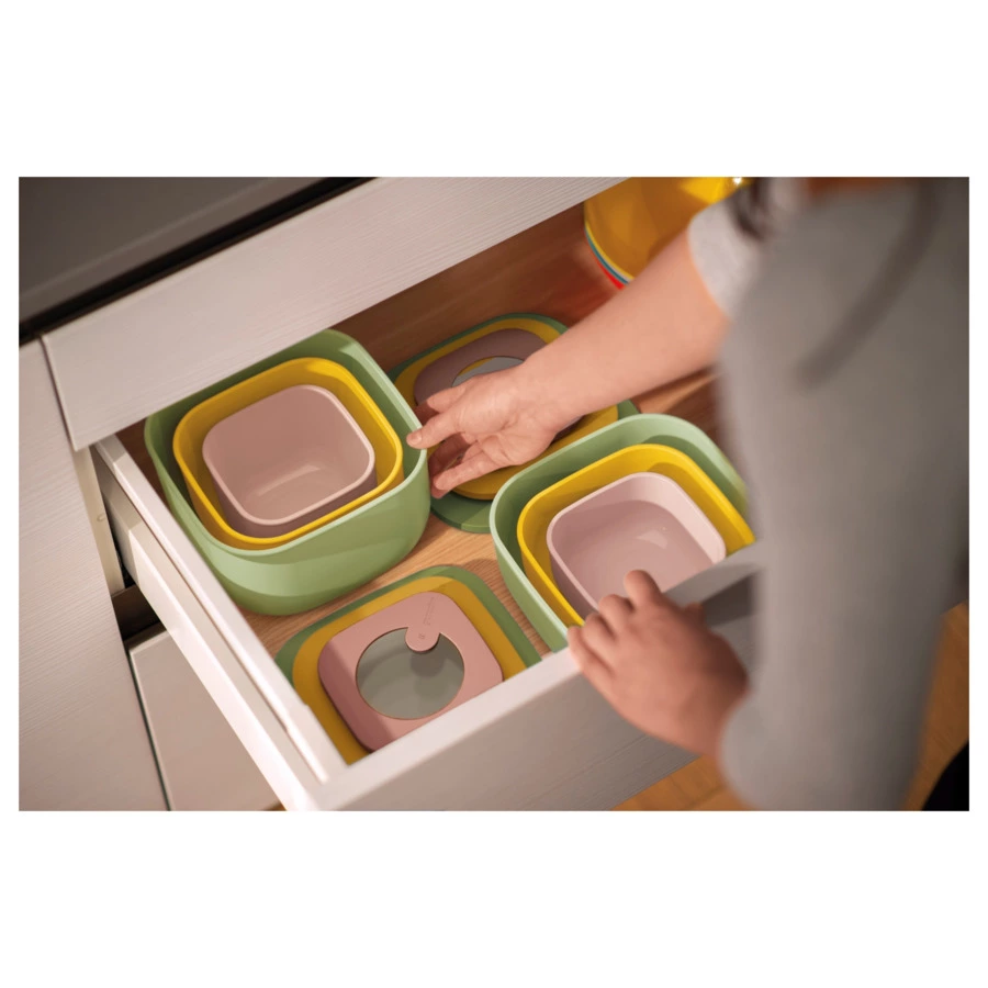 Контейнер для хранения Guzzini Store&More 1,55 л, биопластик, травянисто-зеленый