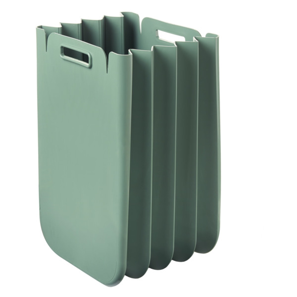 Корзина для белья складная Guzzini Eco Packly 30x45x10 см, зеленая, биопластик