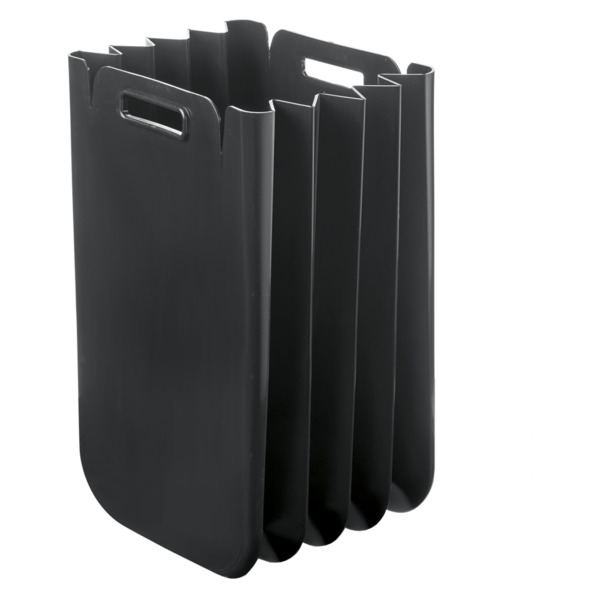 Корзина для белья складная Guzzini Eco Packly 30x45x10 см, черная, биопластик