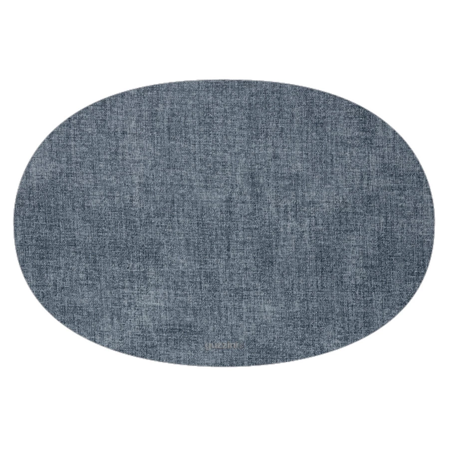 Салфетка подстановочная овальная двухсторонняя Guzzini Fabric 33x48 см, синяя