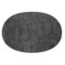 Салфетка подстановочная овальная двухсторонняя Guzzini Fabric 33x48 см, темно-серая