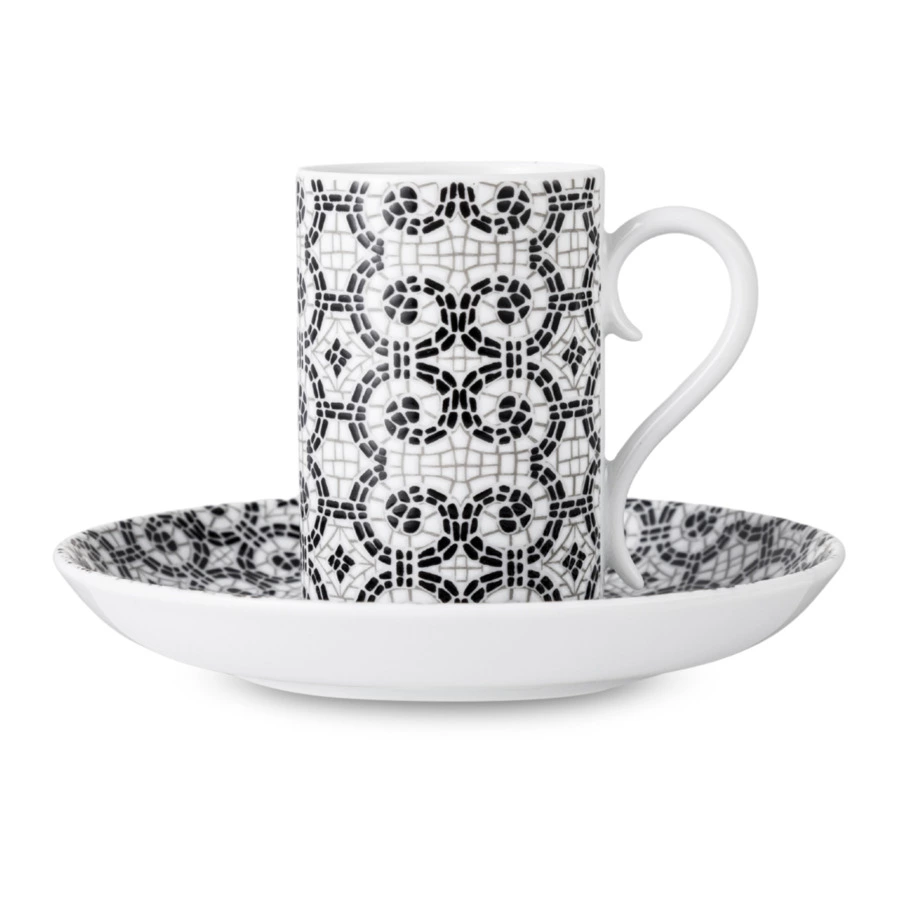 Набор чашек кофейных с блюдцами Vista Alegre Калсада 100 мл, 4 шт, фарфор
