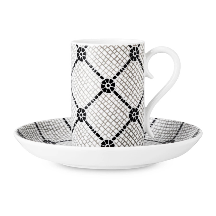 Набор чашек кофейных с блюдцами Vista Alegre Калсада 100 мл, 4 шт, фарфор