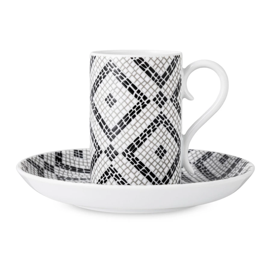 Набор чашек кофейных с блюдцами Vista Alegre Калсада 100 мл, 4 шт, фарфор