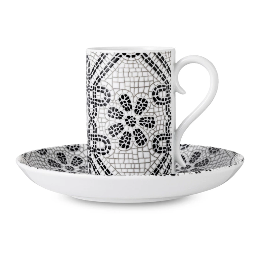 Набор чашек кофейных с блюдцами Vista Alegre Калсада 100 мл, 4 шт, фарфор
