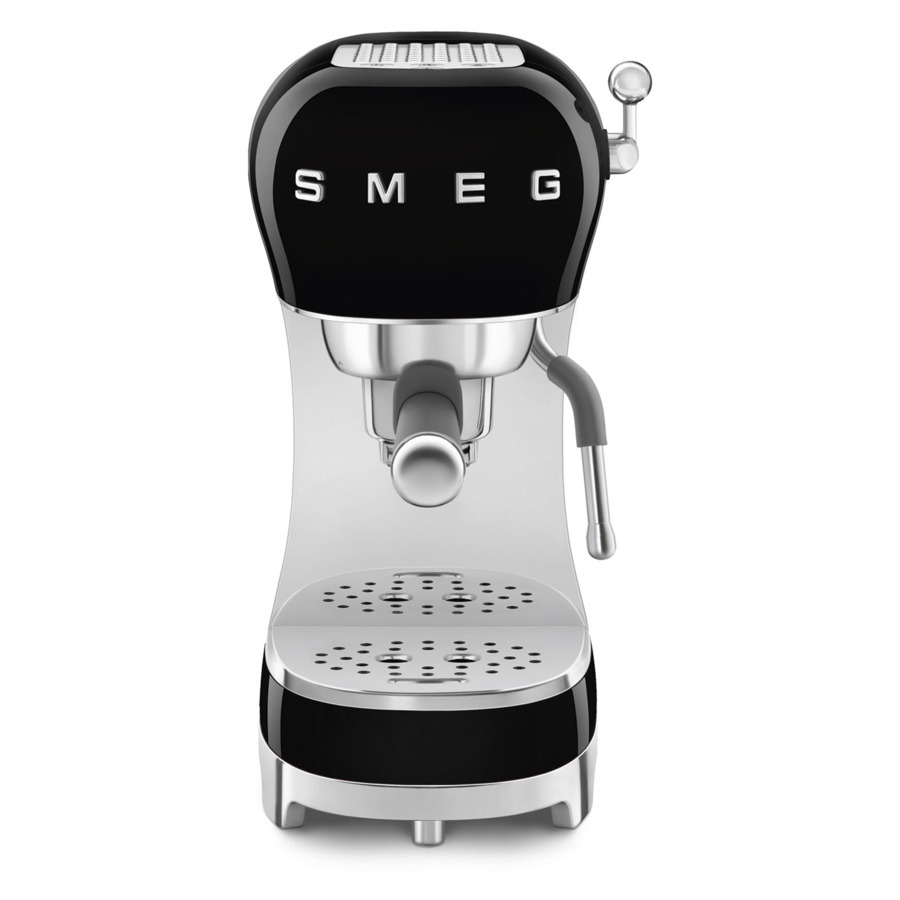 Кофемашина-эспрессо рожковая SMEG ECF02BLEU, черная