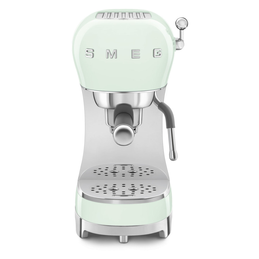 Кофемашина-эспрессо рожковая SMEG ECF02PGEU, пастельная зеленая