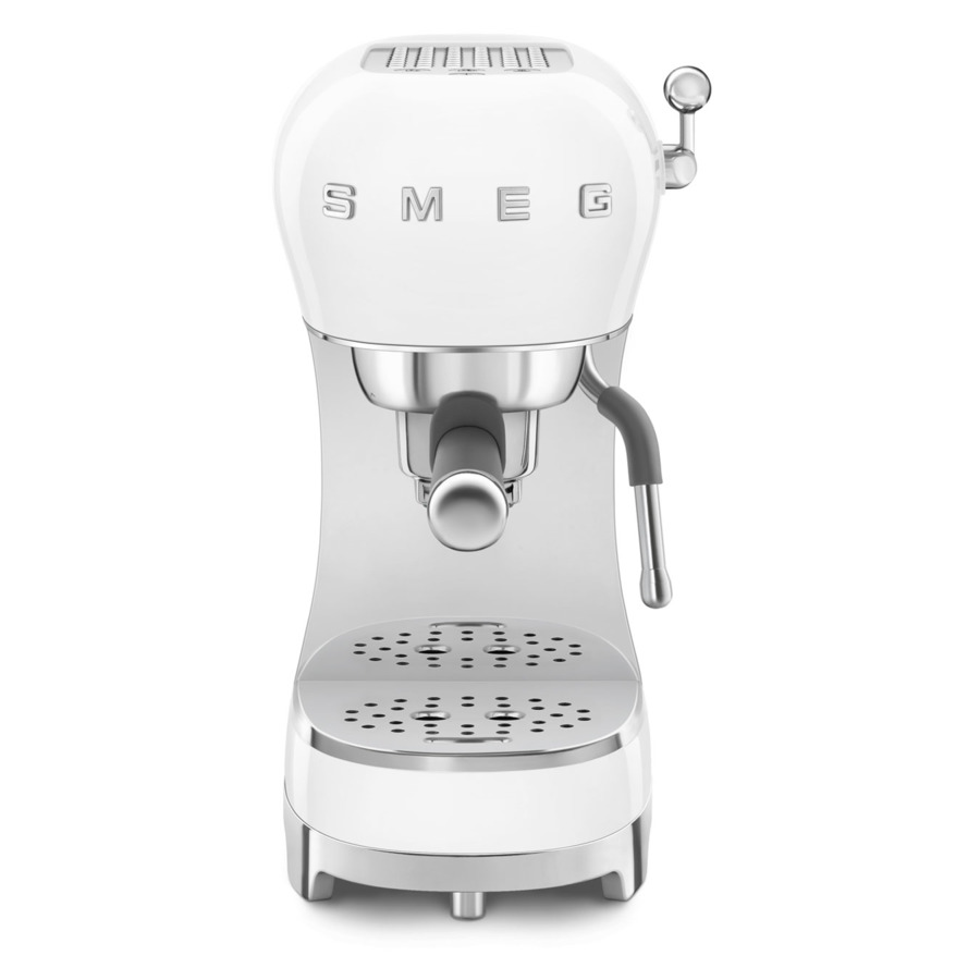 Кофемашина-эспрессо рожковая SMEG ECF02WHEU, белая