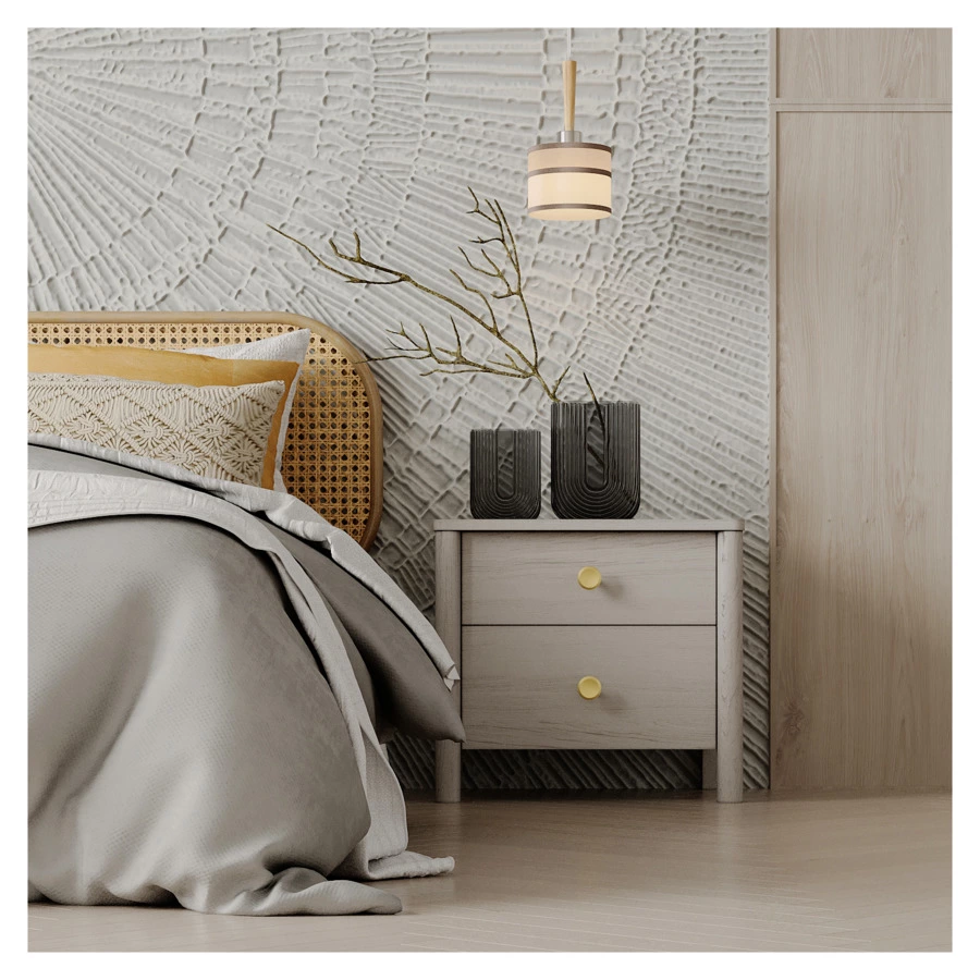 Ваза для цветов Bergenson Bjorn Florenty 18,5 см, серая, содовое стекло