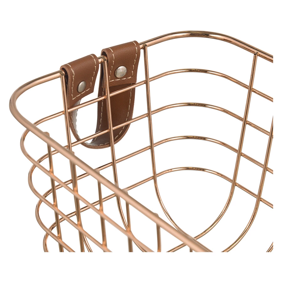 Корзина для хранения Bergenson Bjorn Benoy 31,3х20х15 см, золотистая