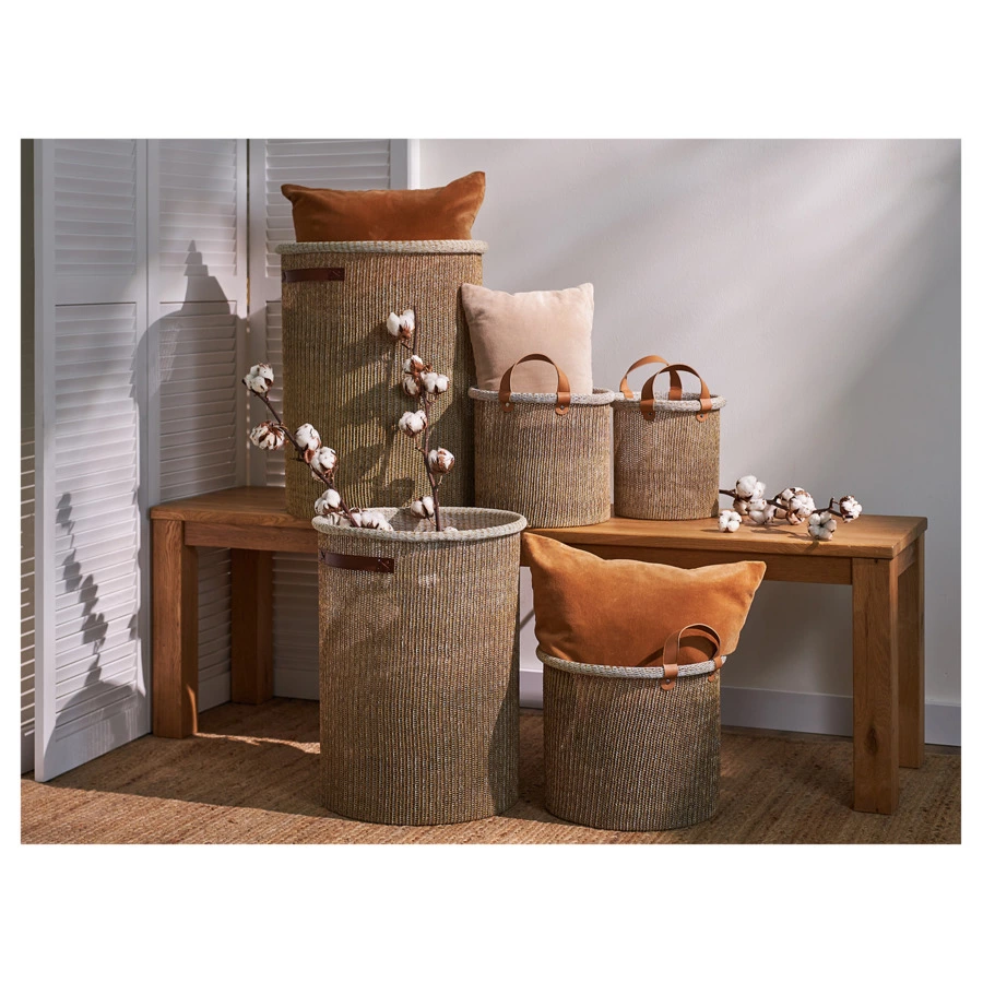 Корзина для хранения Bergenson Bjorn Sustainable collection 18 л, бежевая