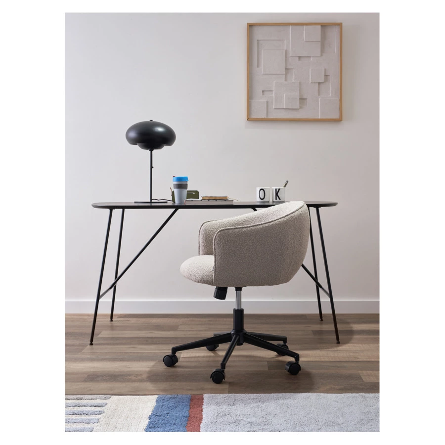 Кресло Bergenson Bjorn Paal, букле, серое