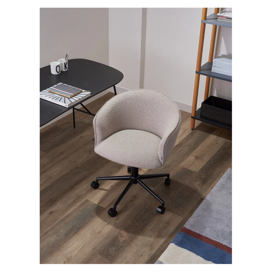 Кресло Bergenson Bjorn Paal, букле, серое