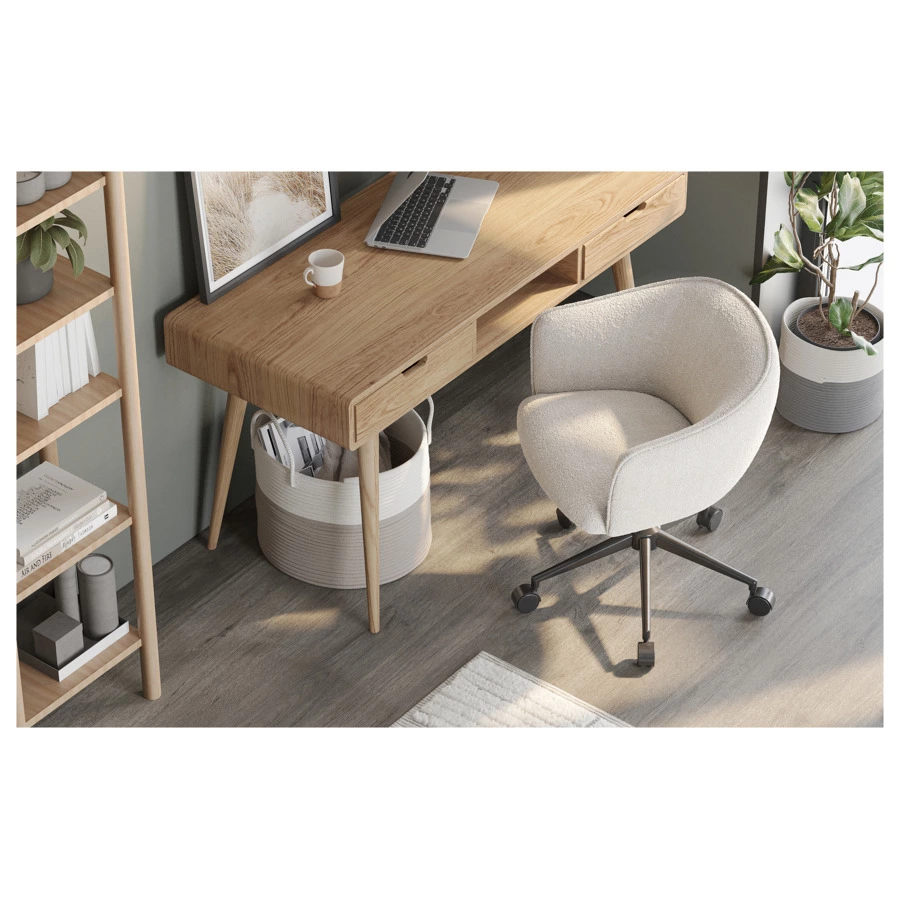 Кресло Bergenson Bjorn Paal, букле, серое