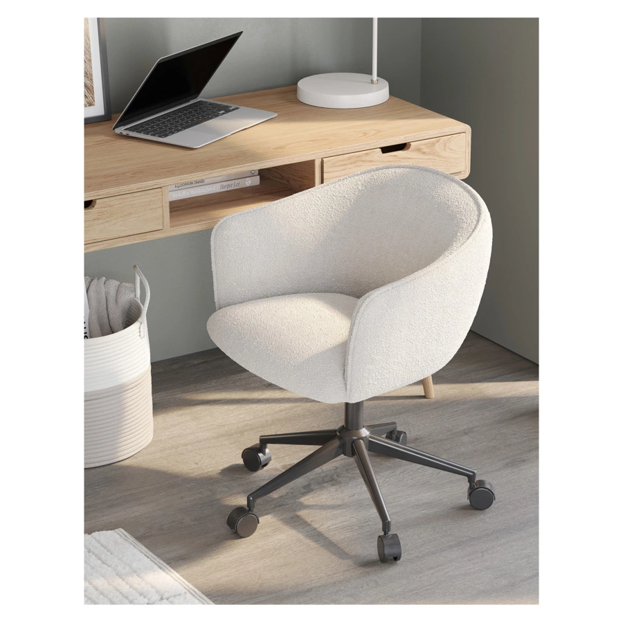 Кресло Bergenson Bjorn Paal, букле, серое