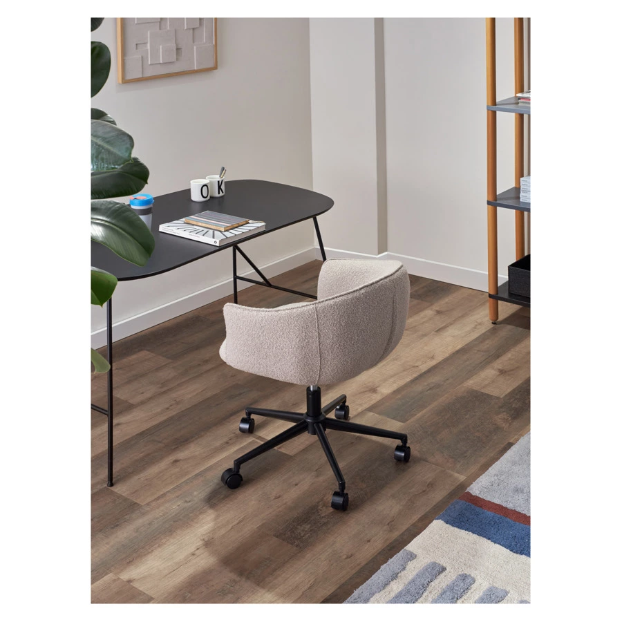 Кресло Bergenson Bjorn Paal, букле, серое