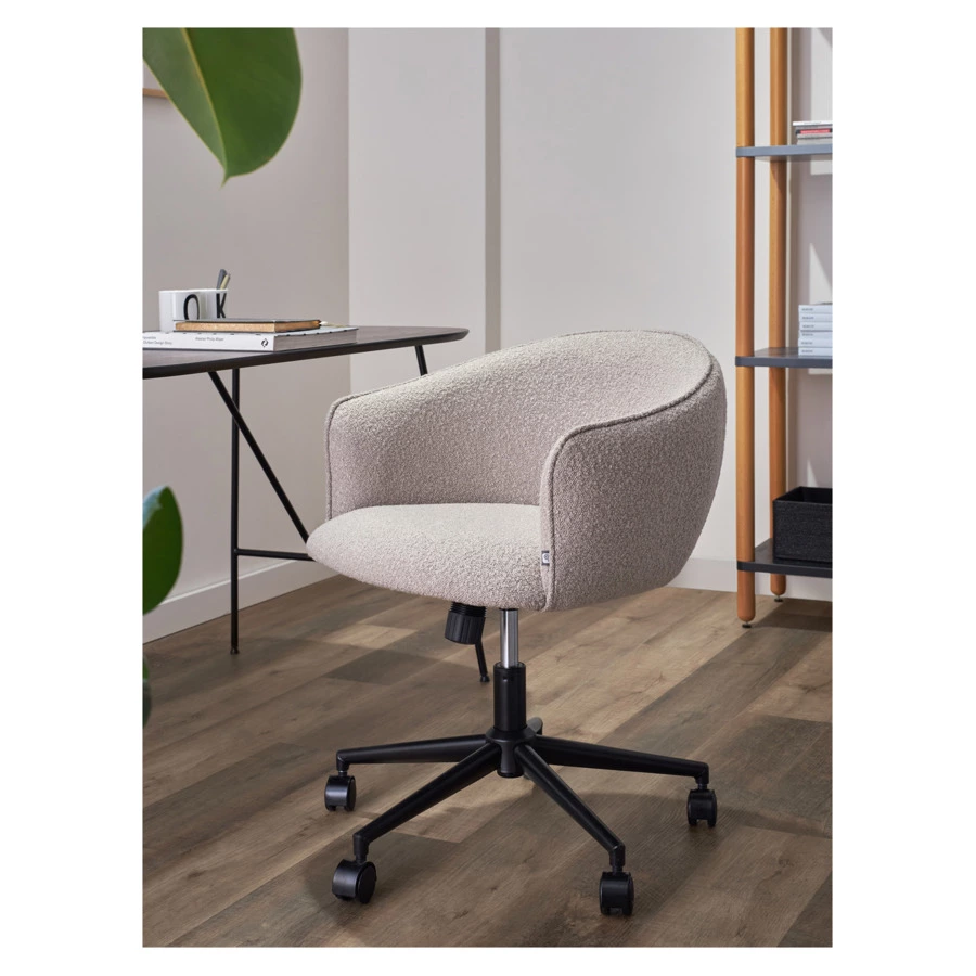 Кресло Bergenson Bjorn Paal, букле, серое