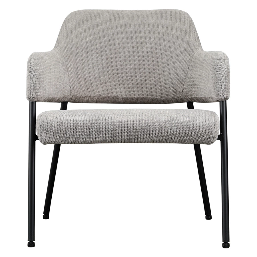 Кресло Bergenson Bjorn Wendy, фактурный шенилл, серое