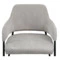 Кресло Bergenson Bjorn Wendy, фактурный шенилл, серое