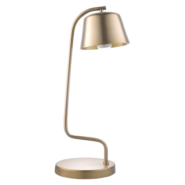 Лампа настольная Bergenson Bjorn Enkel Mon 20,5х57 см, золотистая