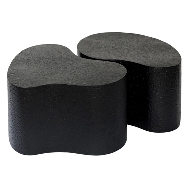 Набор из 2-х столиков журнальных Bergenson Bjorn Grannis 97х35 см, черные