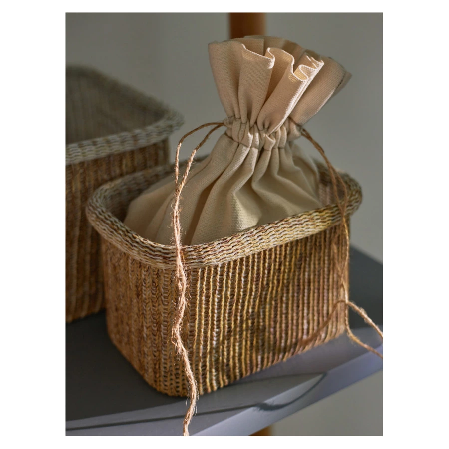 Набор из 4 корзин для хранения Bergenson Bjorn Sustainable collection, бежевый