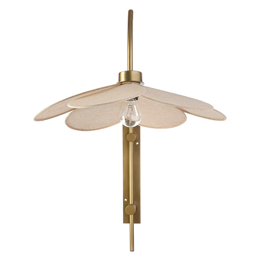 Светильник настенный Bergenson Bjorn Kamille 55х67 см, бежевый