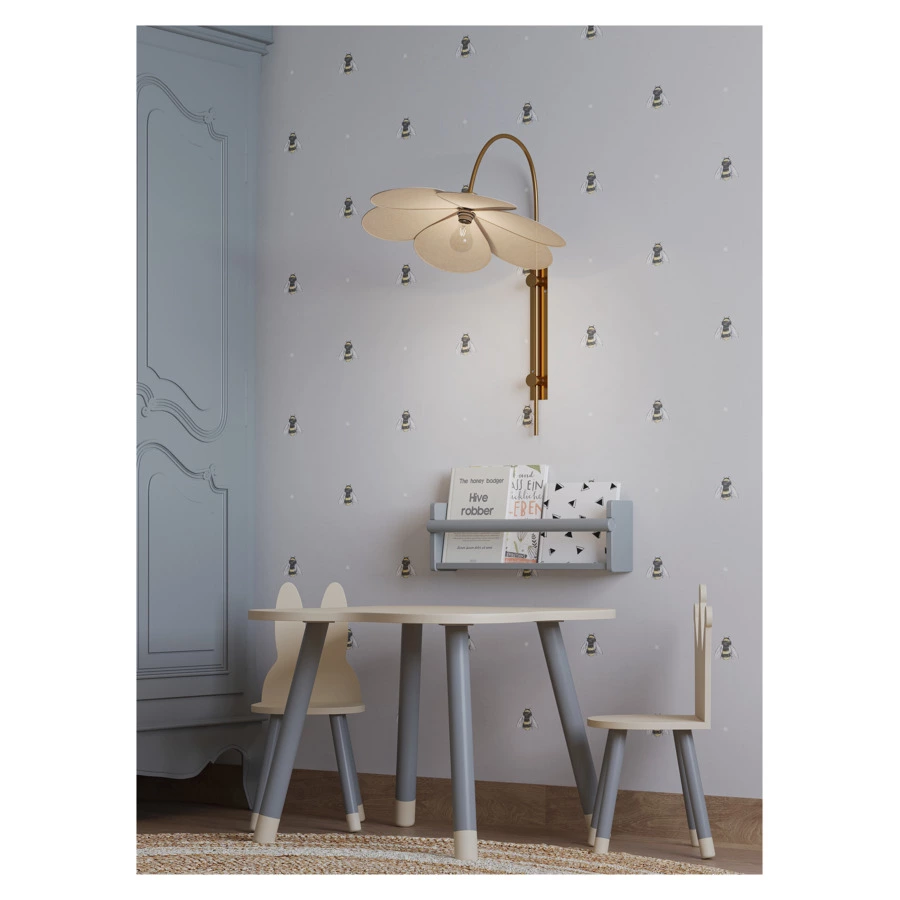 Светильник настенный Bergenson Bjorn Kamille 55х67 см, бежевый