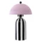 Светильник настольный Bergenson Bjorn Anniken 25х38 см, черно-белый лиловый