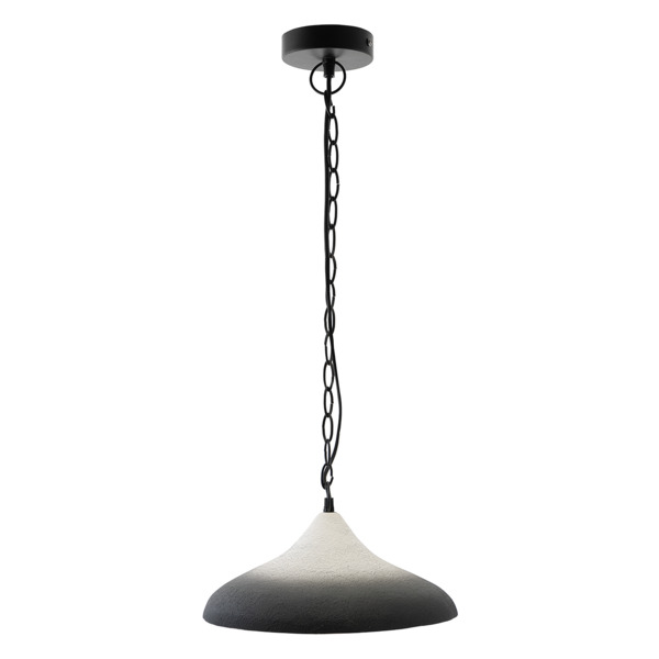 Светильник подвесной Bergenson Bjorn Sustainable collection 44х19 см, черно-белый