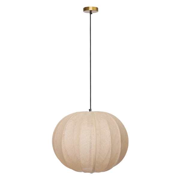Светильник подвесной Bergenson Bjorn Texture Rib 48 см, бежевый