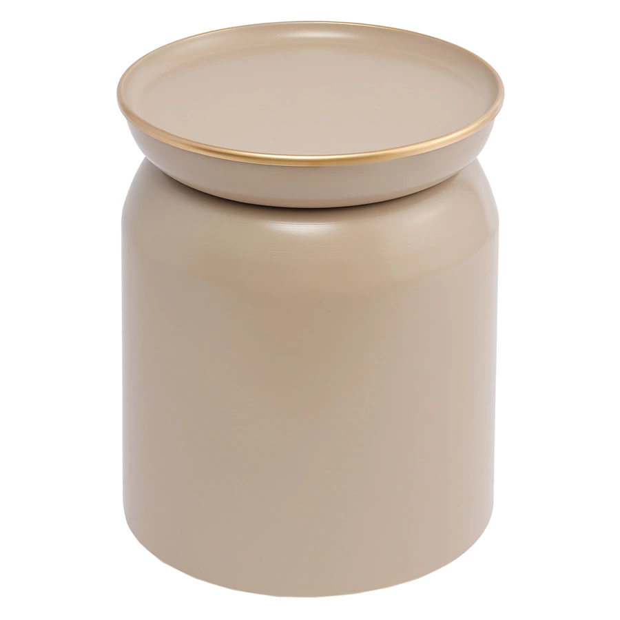 Столик журнальный Bergenson Bjorn Ingvild 38 см, бежевый