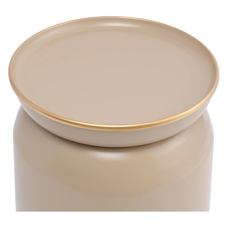 Столик журнальный Bergenson Bjorn Ingvild 38 см, бежевый