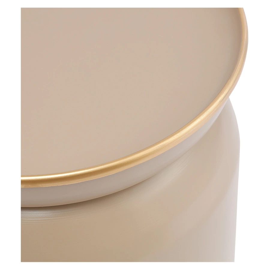 Столик журнальный Bergenson Bjorn Ingvild 38 см, бежевый