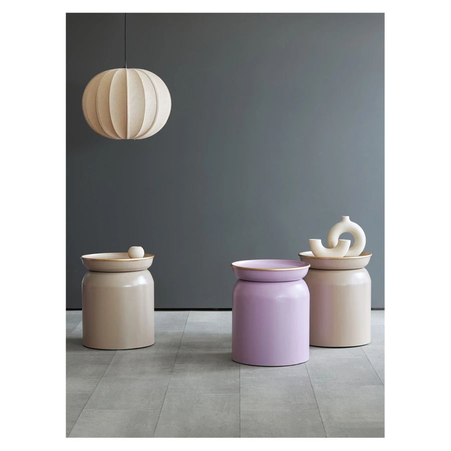 Столик журнальный Bergenson Bjorn Ingvild 38 см, бежевый