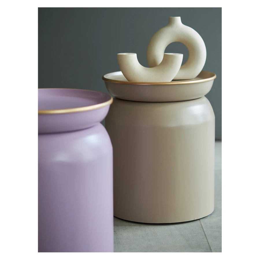 Столик журнальный Bergenson Bjorn Ingvild 38 см, бежевый