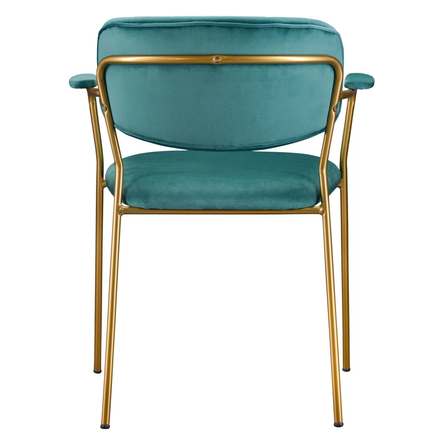 Стул Bergenson Bjorn Eirill, велюр, темно-зеленый