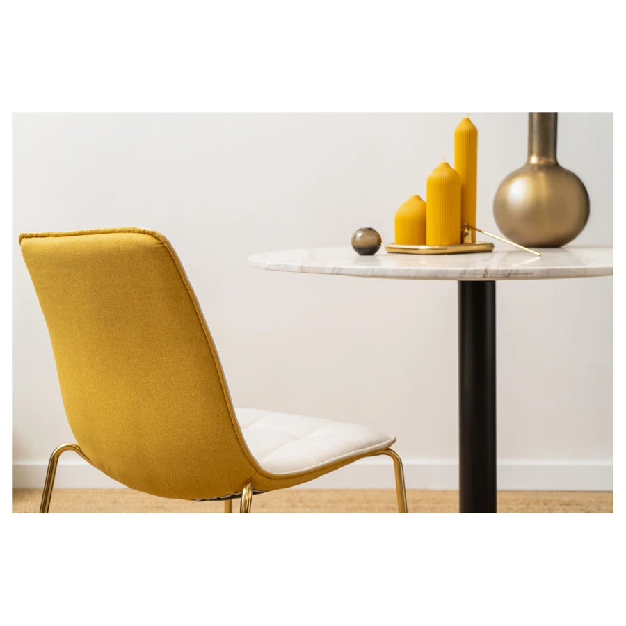 Стул Bergenson Bjorn Helene, кремово-желтый