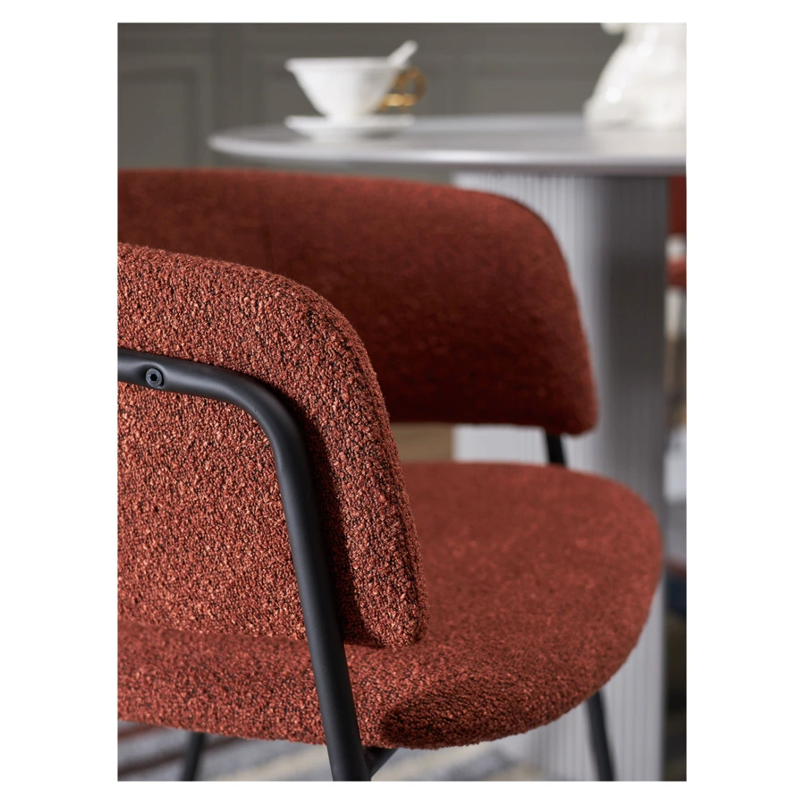 Стул Bergenson Bjorn Helning, букле, терракота