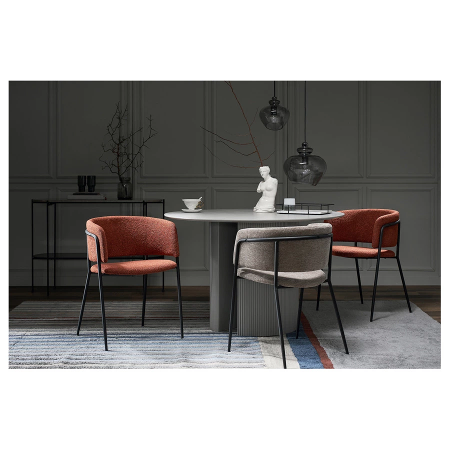 Стул Bergenson Bjorn Helning, букле, терракота