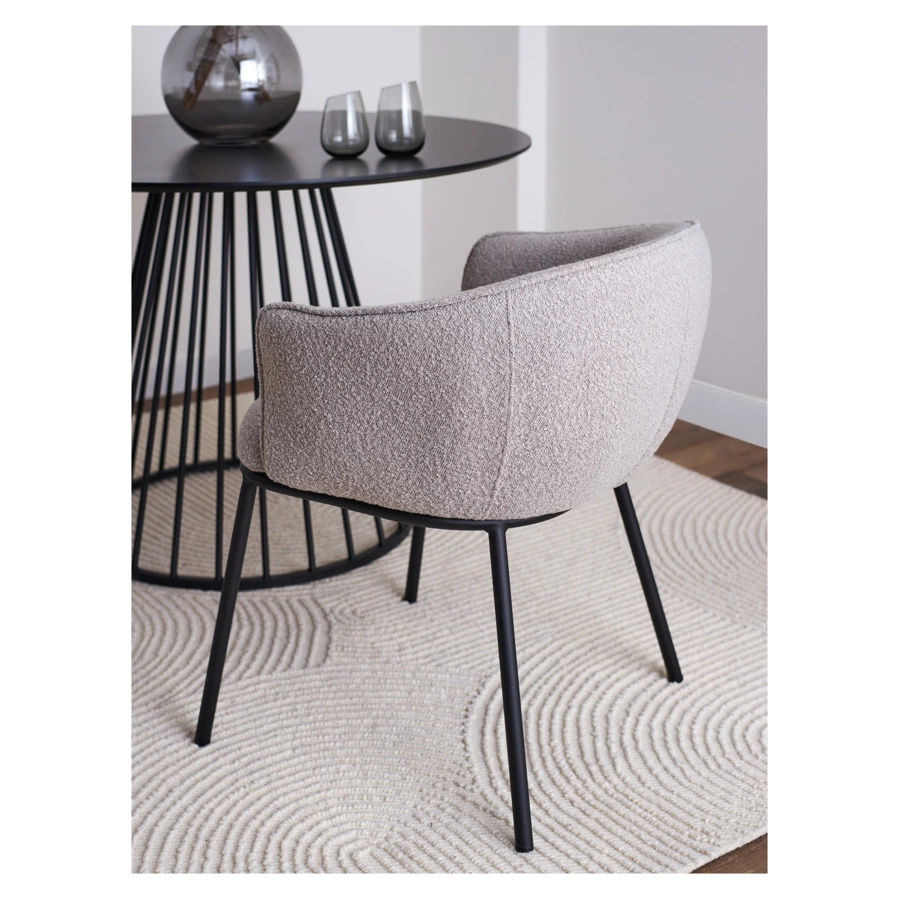 Стул Bergenson Bjorn Paal, букле, серый
