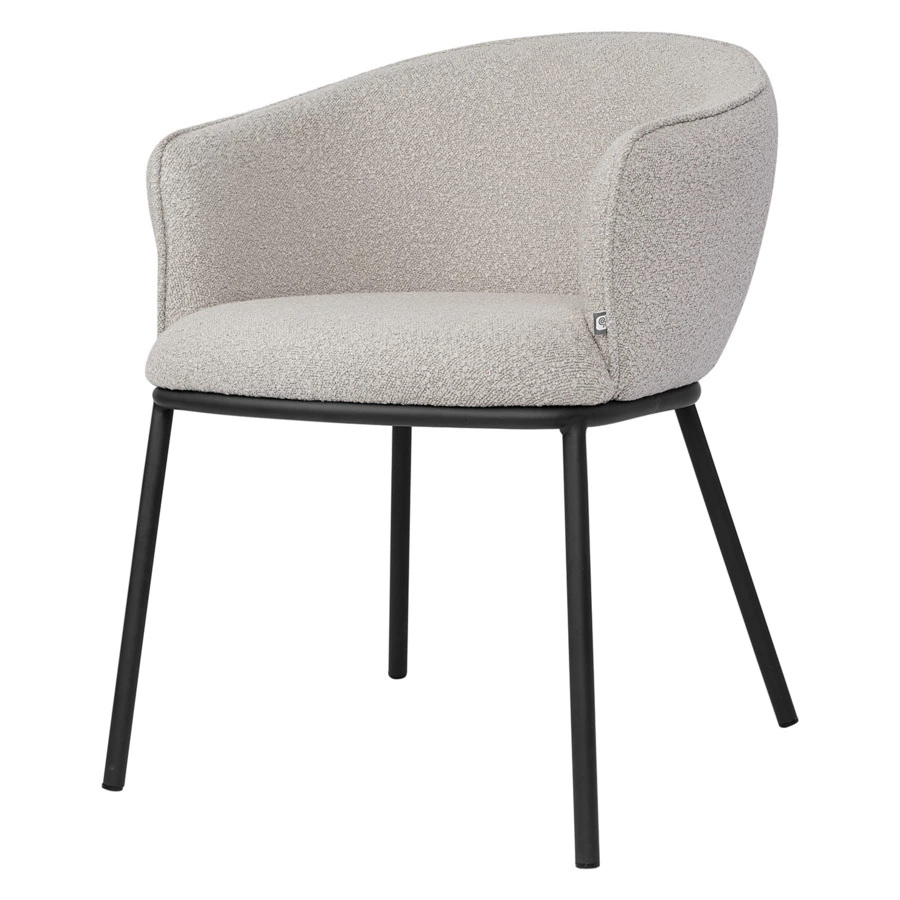 Стул Bergenson Bjorn Paal, букле, серый