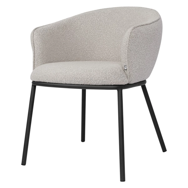Стул Bergenson Bjorn Paal, букле, серый